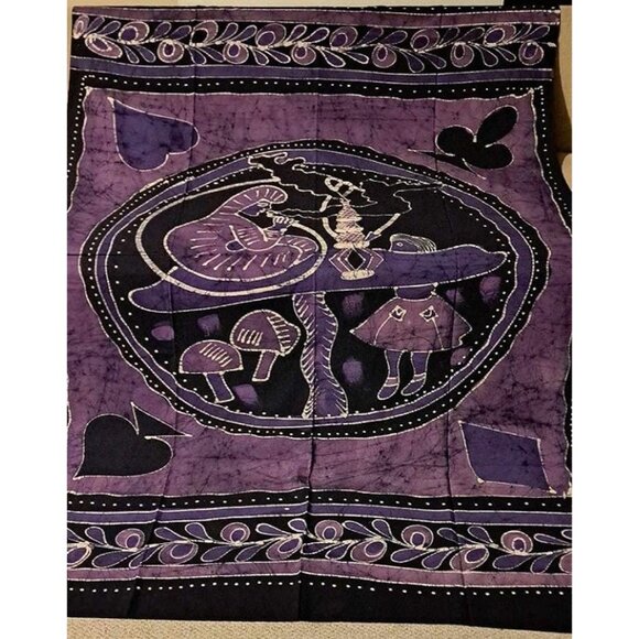 Unbranded Other - New Purple Alice in Wonderland Caterpillar Wall Hanging Room Decor Gift Tapestry